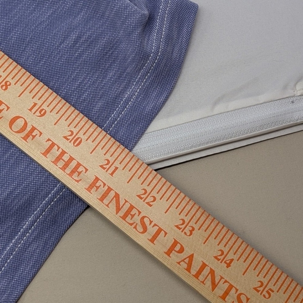 Tommy Bahama Mens Blue Heathered Polo Shirt Short Sleeve Tencel Modal Big 2XLB - Picture 8 of 9